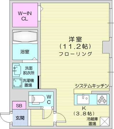 環状通東駅 徒歩2分 1階の物件間取画像